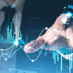 Business Man Checking Stock Details